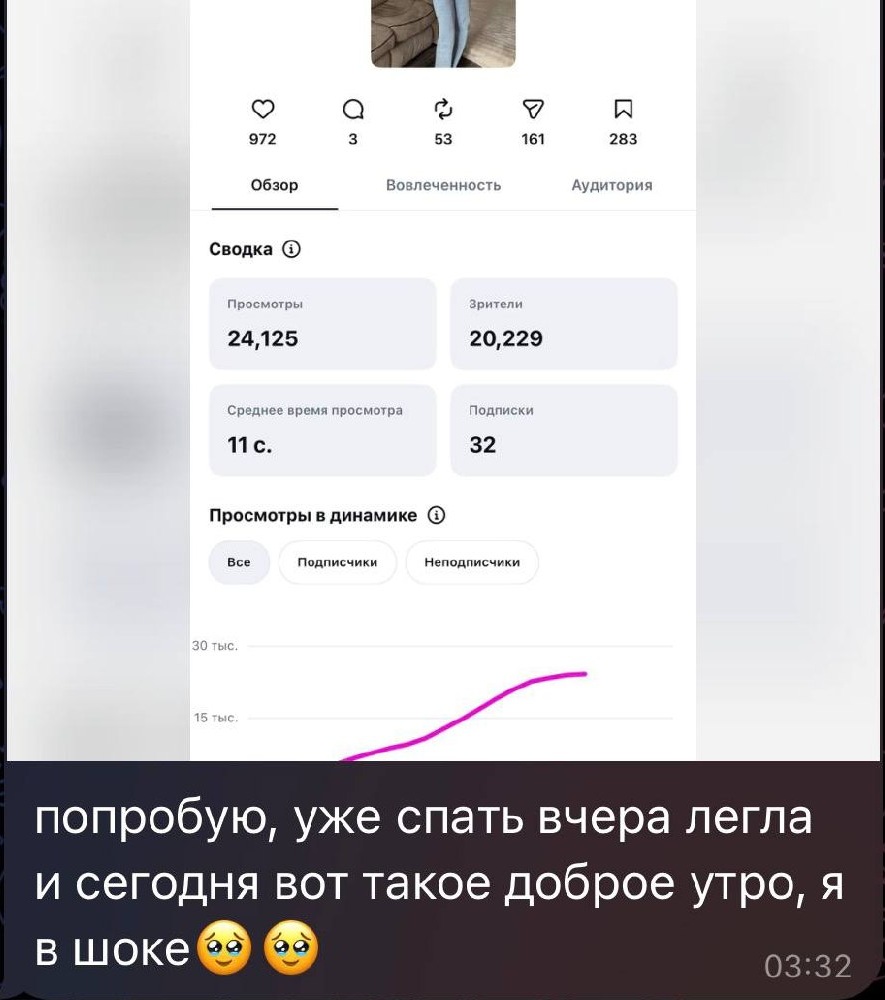 24 125 просмотров и 32 подписки